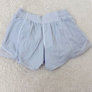white lulu shorts